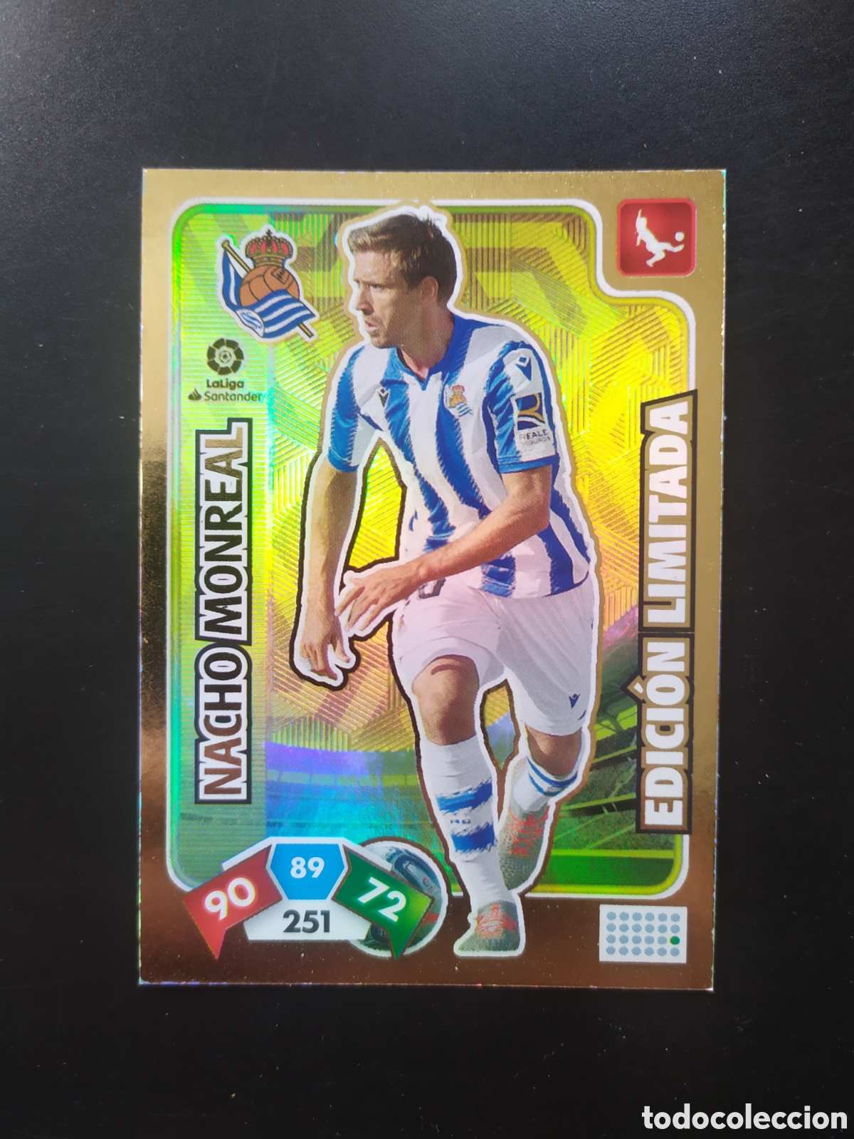 Cromos de F&uacute;tbol: Adrenalyn 2019 2020 19 20 panini Nacho Monreal edici&oacute;n limitada Real Sociedad