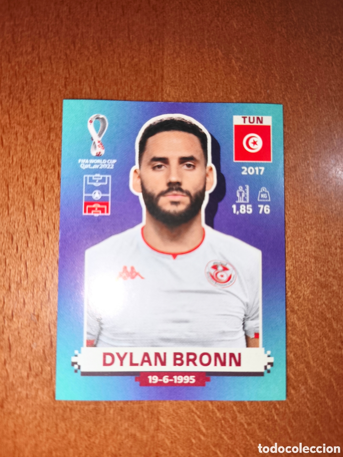 Cromos de F&uacute;tbol: Dylan Bronn TUN 5 Fifa World Cup Qatar 2022 T&uacute;nez