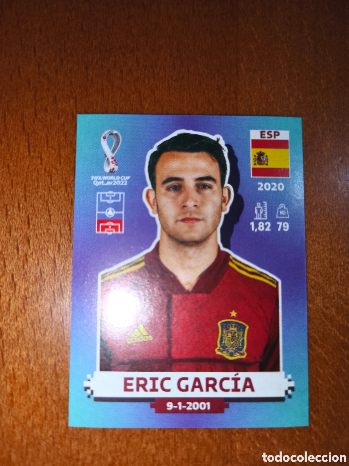 Cromos de F&uacute;tbol: Eric Garc&iacute;a ESP 6 Fifa World Cup Qatar 2022 Espa&ntilde;a