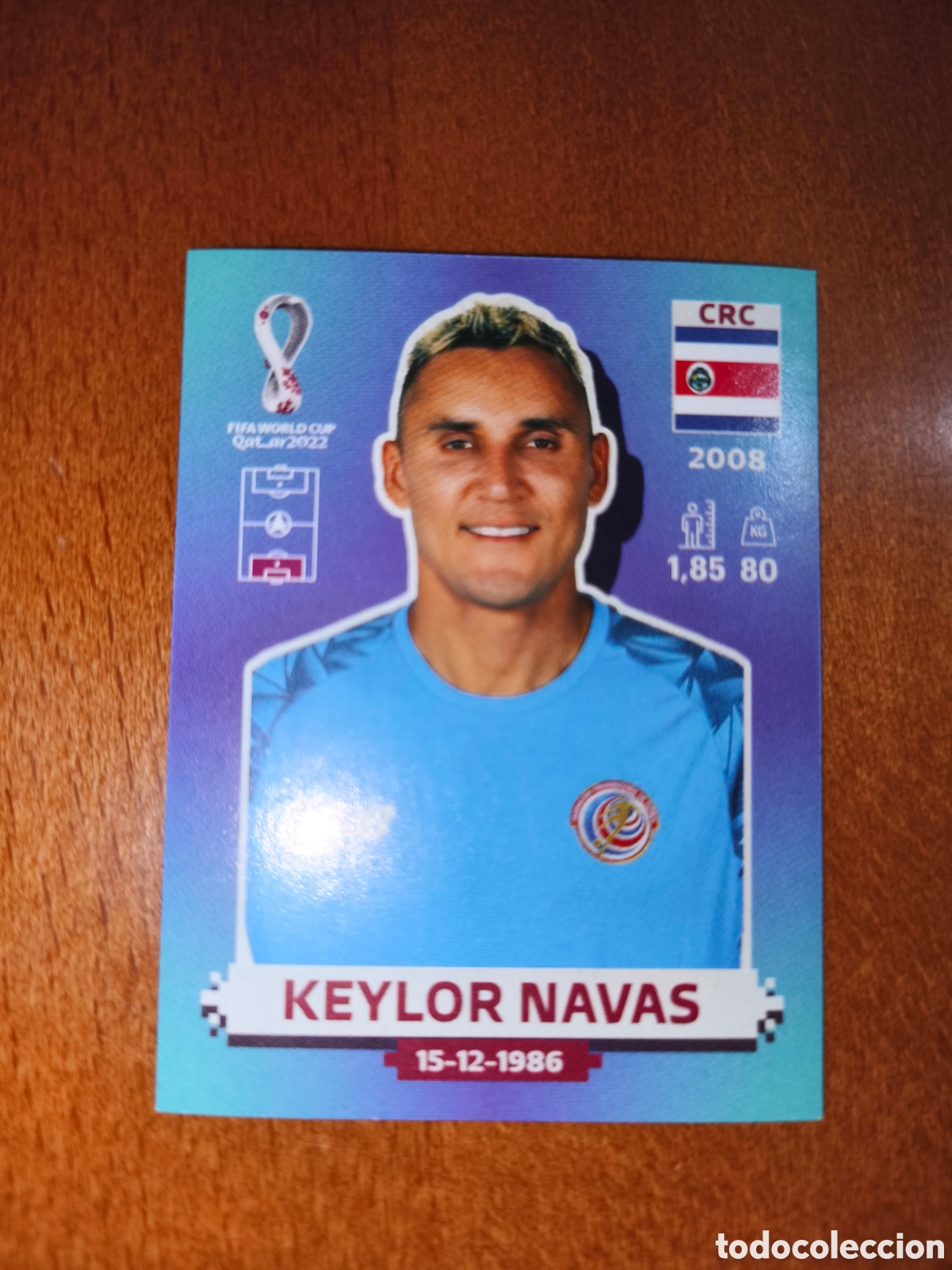 Cromos de F&uacute;tbol: Keylor Navas CRC 3 Fifa World Cup Qatar 2022 Costa Rica