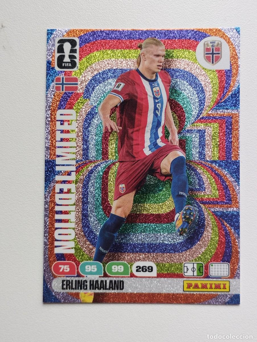 Cromos de F&uacute;tbol: CROMO CARD ADRENALYN MUNDIAL WORLD CUP 2026 LIMITED EDITION ERLING HAALAND NORUEGA
