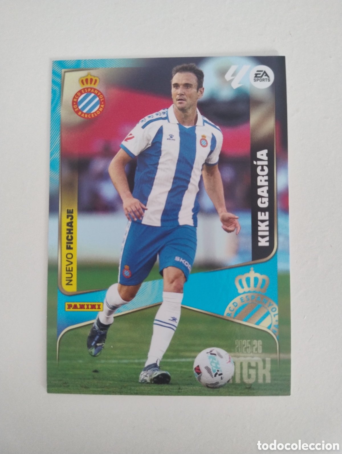 Cromos de F&uacute;tbol: 445 - Kike Garc&iacute;a - Espanyol - Megacracks 2025 - 2026 Nuevo Fichaje