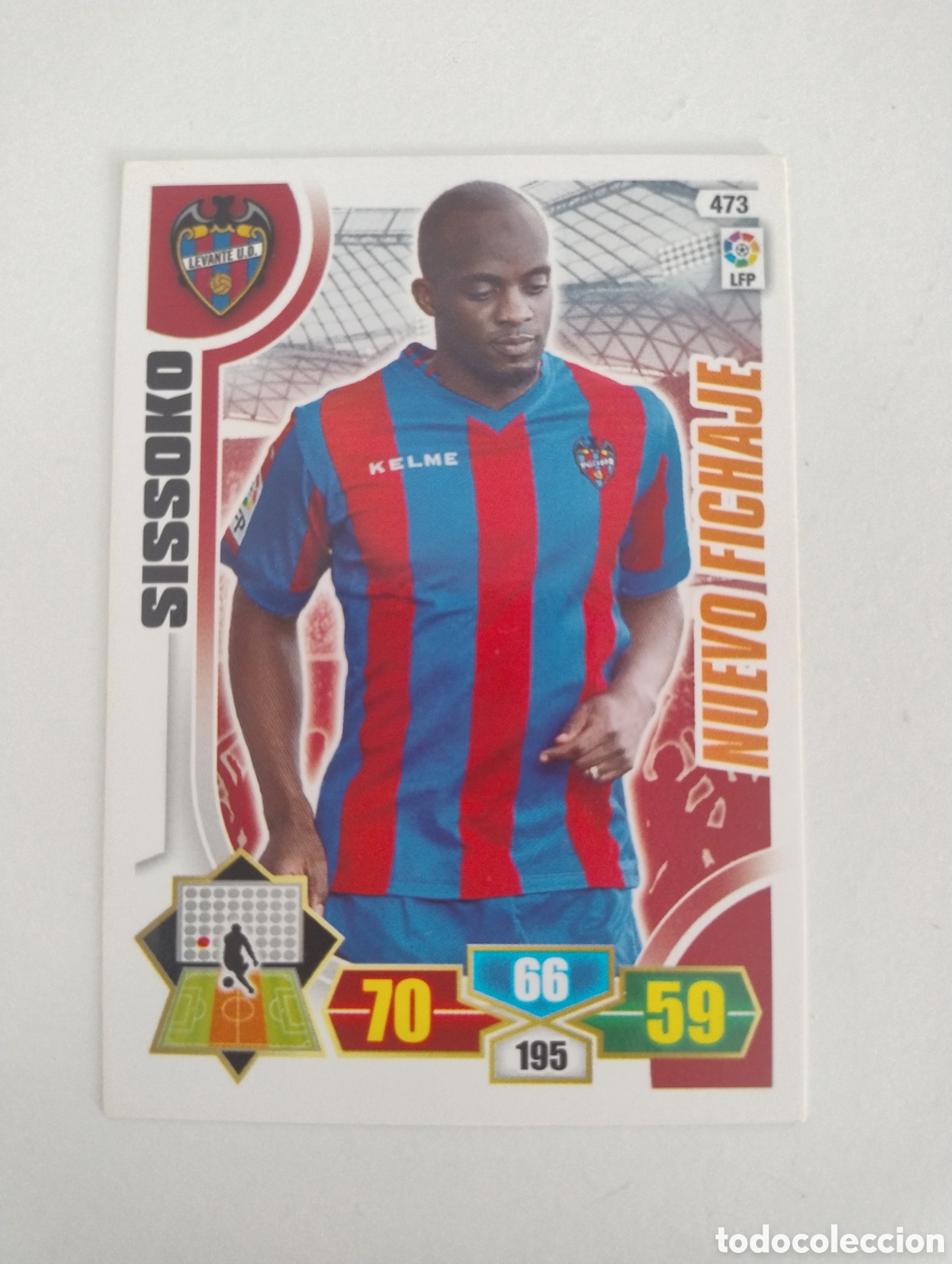 Cromos de F&uacute;tbol: 473 - Sissoko - Levante - Adrenalyn XL Liga 2013 - 2014 Nuevo Fichaje