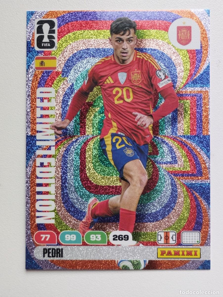 Cromos de F&uacute;tbol: CROMO CARD ADRENALYN MUNDIAL WORLD CUP 2026 LIMITED EDITION PEDRI ESPA&Ntilde;A