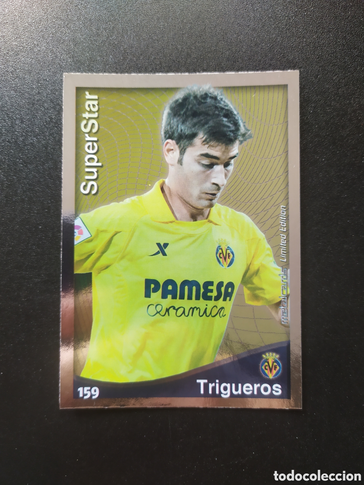 Cromos de F&uacute;tbol: Mundicromo fichas Liga 2014 2015 14 15 Trigueros superstar metalcards limited n&deg; 159 Villarreal