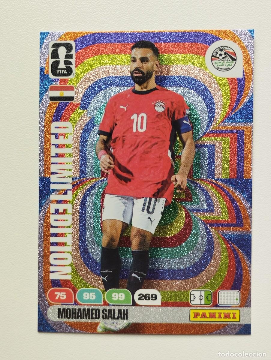 Cromos de F&uacute;tbol: CROMO CARD ADRENALYN MUNDIAL WORLD CUP 2026 LIMITED EDITION MOHAMED SALAH EGIPTO