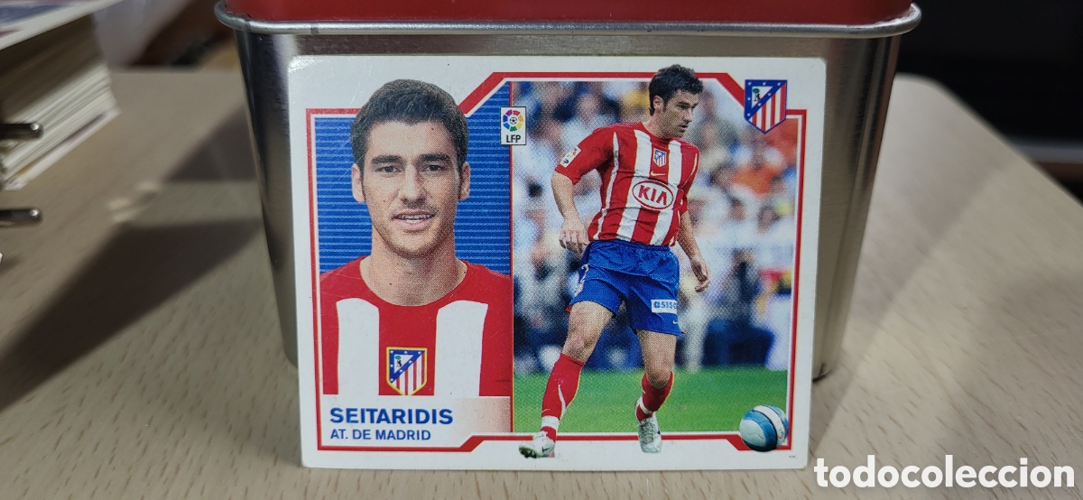 Football Stickers: SEITARIDIS ATLETICO DE MADRID LIGA 07 08 2007 2008 EDICIONES ESTE