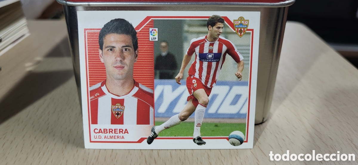 Cartes &agrave; collectionner de Football: CABRERA U.D. ALMERIA LIGA 07 08 2007 2008 EDICIONES ESTE