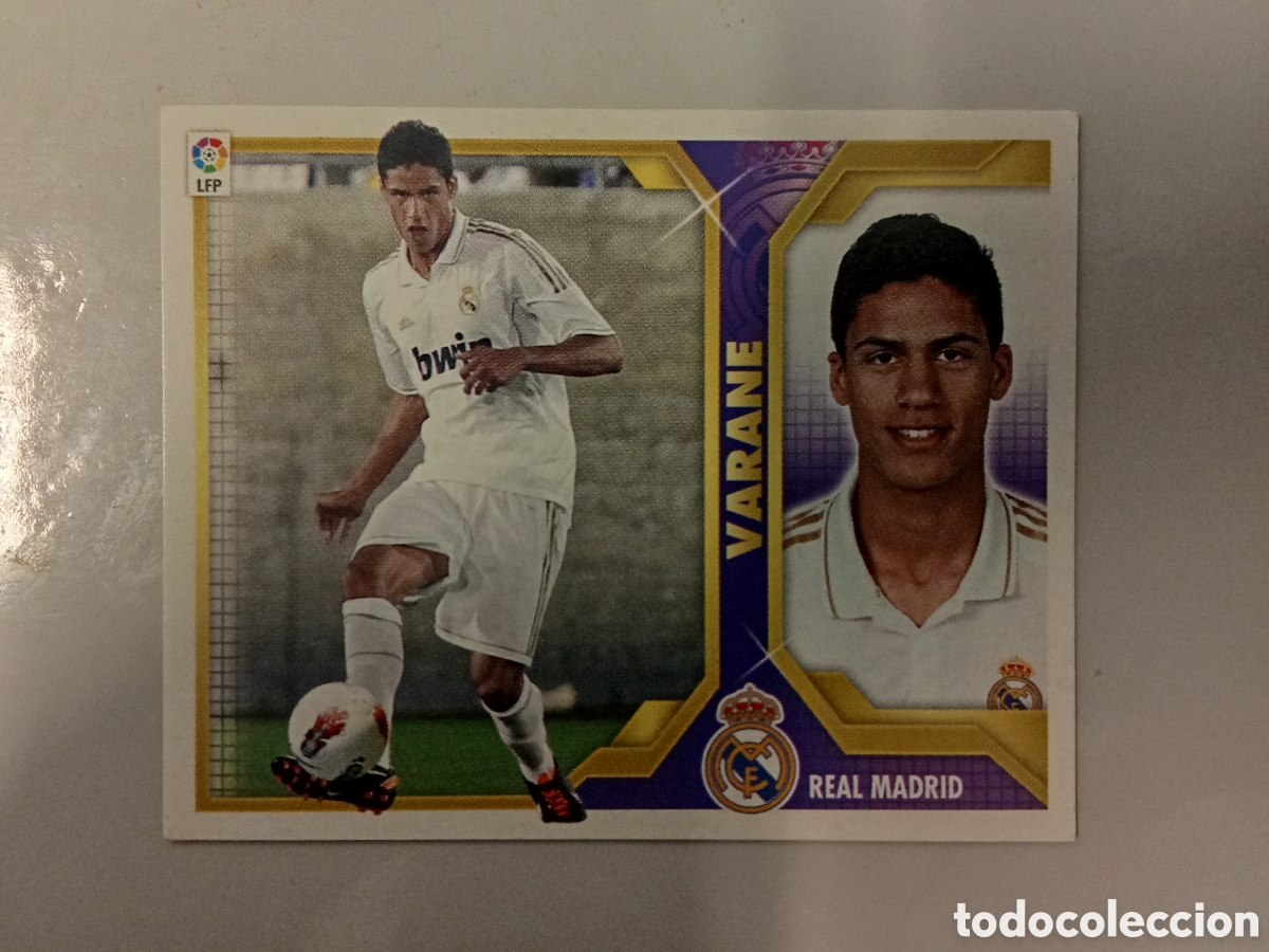 Cromos de F&uacute;tbol: VARANE REAL MADRID COLOCA LIGA ESTE 2011 2012 11-12 SIN PEGAR