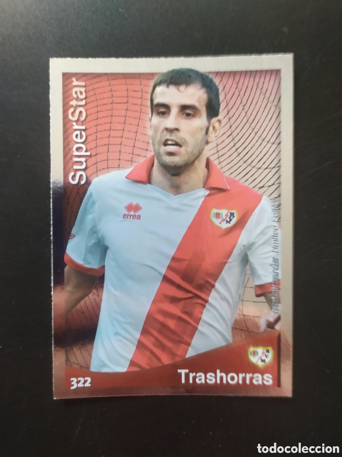 Cromos de Futebol: Mundicromo fichas Liga 2014 2015 14 15 Trashorras superstar metalcards limited n&deg; 322 Rayo Vallecano