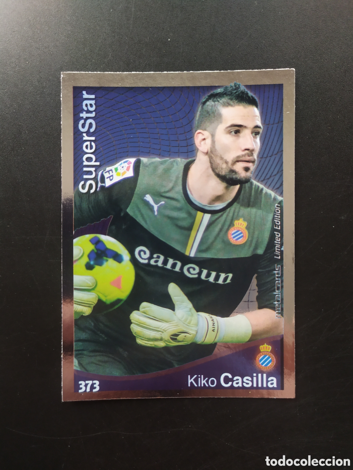 Cromos de Futebol: Mundicromo fichas Liga 2014 2015 14 15 Casilla superstar metalcards limited edition n&deg; 373 Espanyol