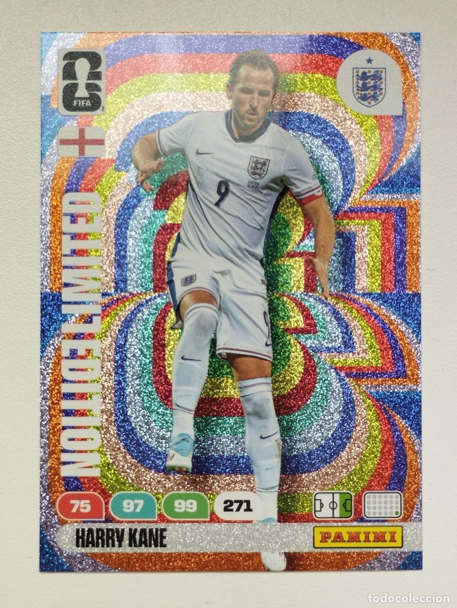 Cromos de F&uacute;tbol: CROMO CARD ADRENALYN MUNDIAL WORLD CUP 2026 LIMITED EDITION HARRY KANE INGLATERRA