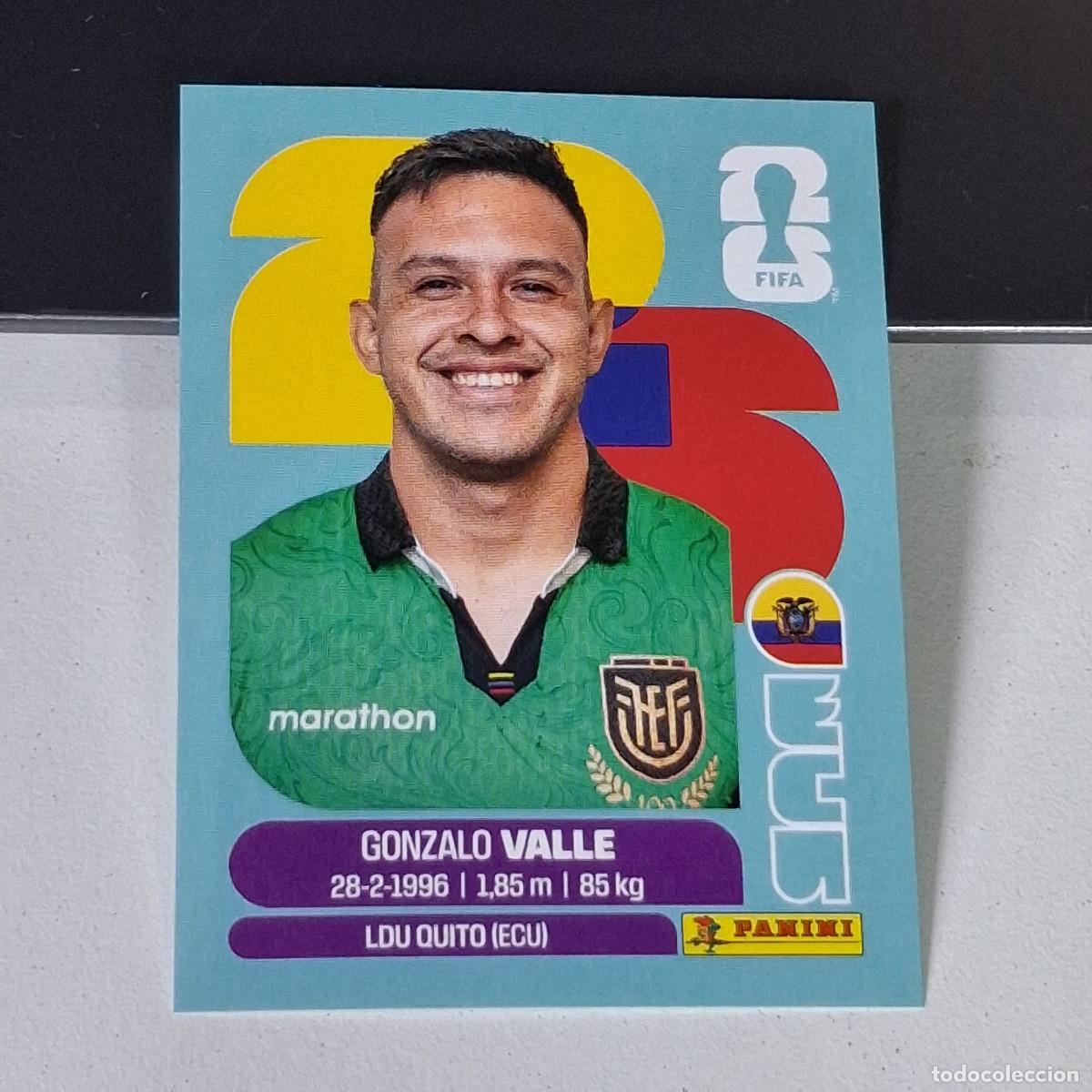Fu&szlig;ball-Sticker: A30 ECU3 GONZALO VALLE 3 ECUADOR ECU MUNDIAL FIFA WORLD CUP 2026 STICKER PANINI