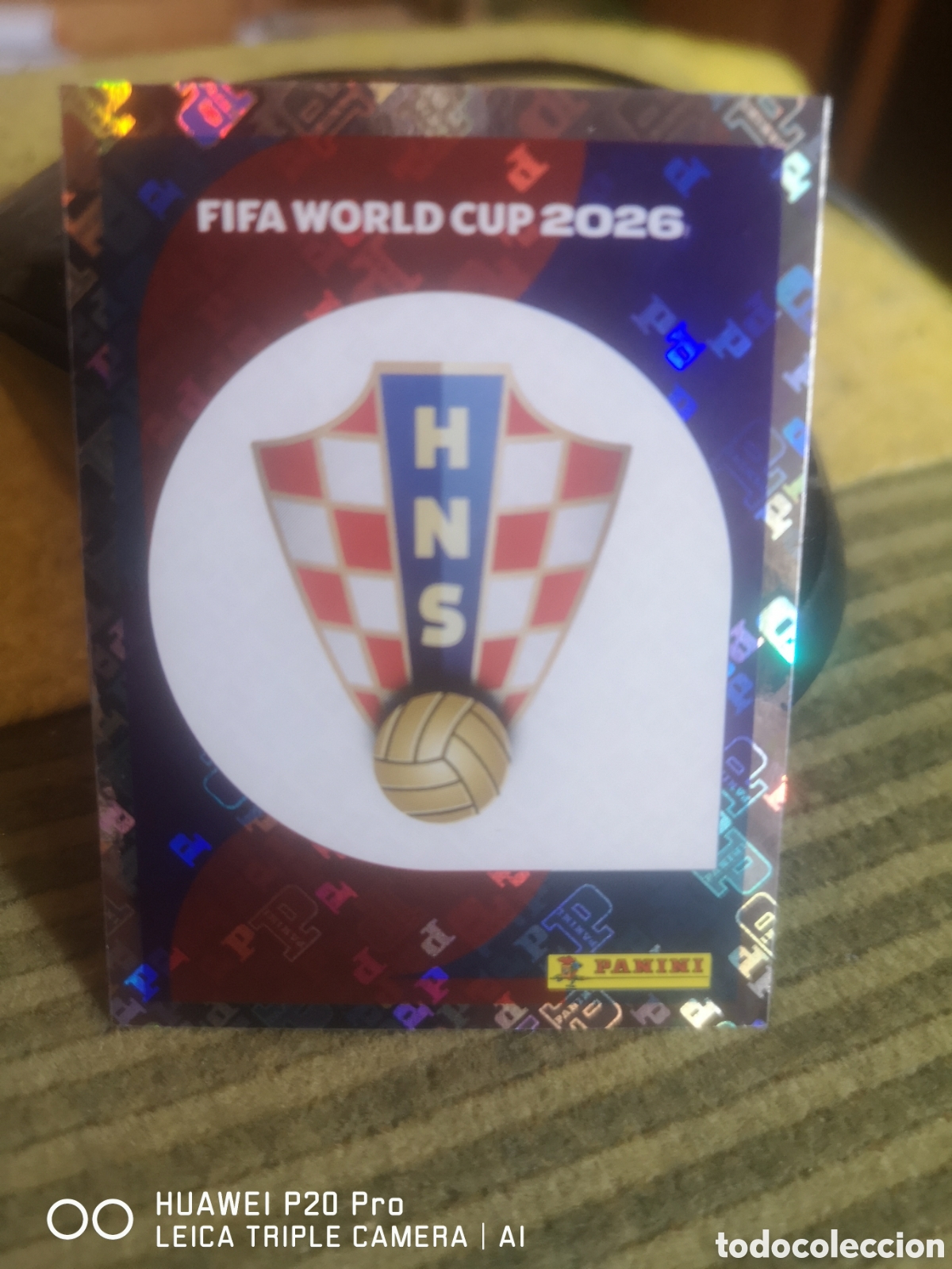 Cromos de F&uacute;tbol: MUNDIAL FIFA WORLD CUP 2026 STICKER ESCUDO LOGO CROACIA - CRO 1