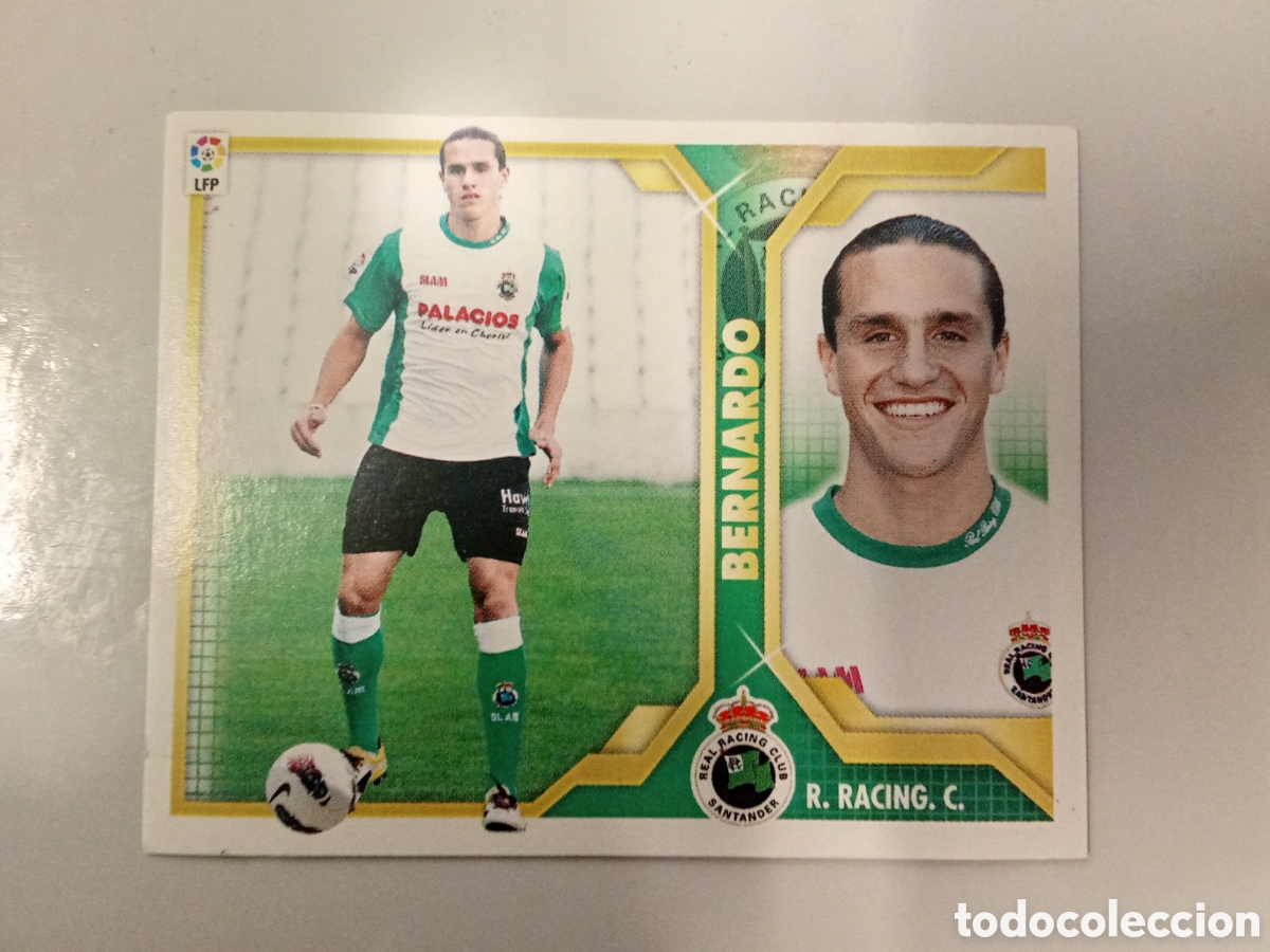 Fu&szlig;ball-Sticker: BERNARDO RACING SANTANDER COLOCA LIGA ESTE 2011 2012 11-12 SIN PEGAR