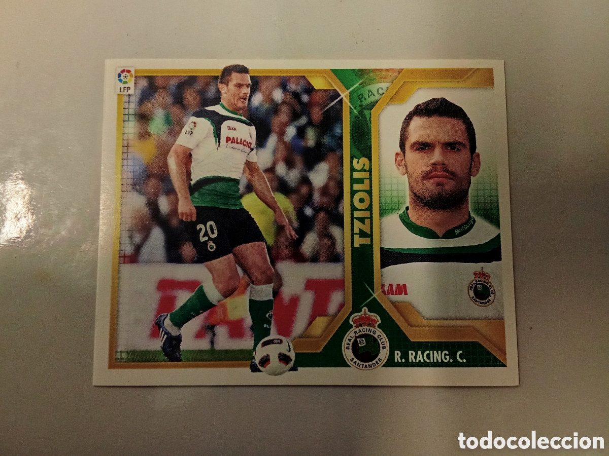 Figurine di Calcio: TZIOLIS RACING SANTANDER COLOCA LIGA ESTE 2011 2012 11-12 SIN PEGAR
