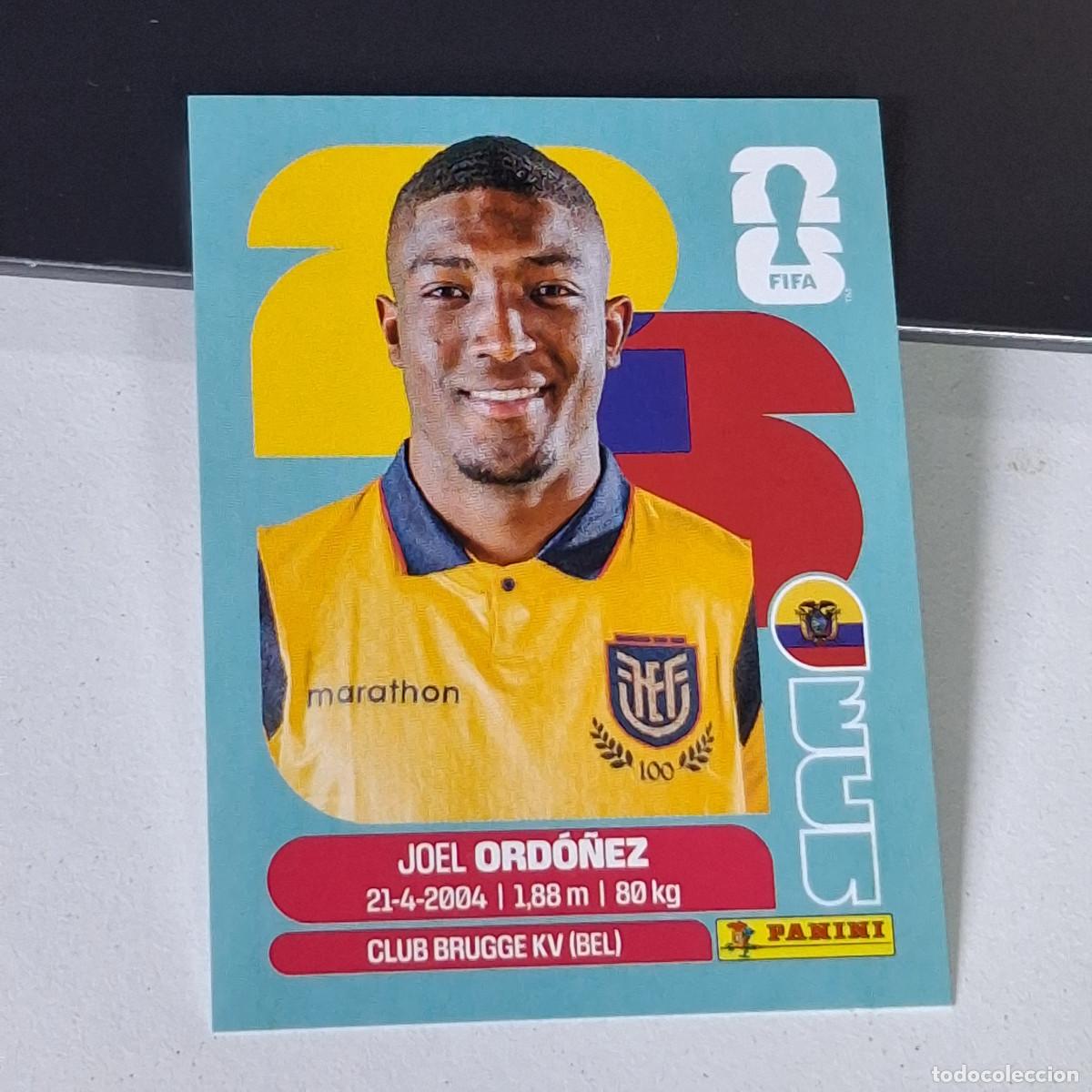 Cartes &agrave; collectionner de Football: A30 ECU8 JOEL ORD&Oacute;&Ntilde;EZ 8 ECUADOR ECU MUNDIAL FIFA WORLD CUP 2026 STICKER PANINI