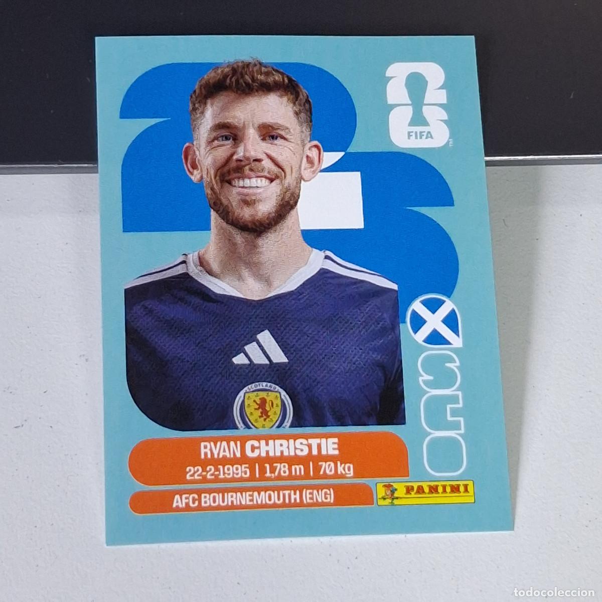 Cartes &agrave; collectionner de Football: A30 SCO15 RYAN CHRISTIE 15 ESCOCIA SCOTLAND SCO MUNDIAL FIFA WORLD CUP 2026 STICKER PANINI