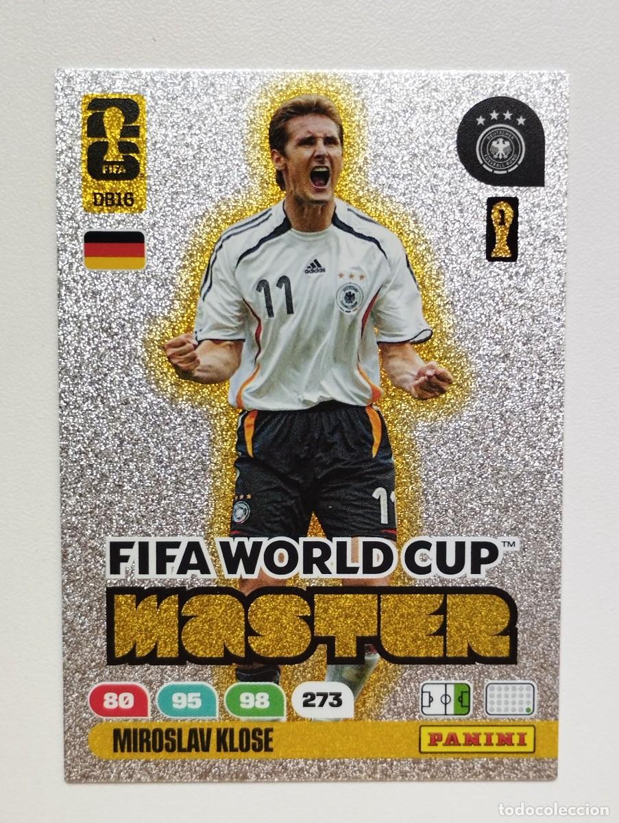 Fu&szlig;ball-Sticker: CROMO CARD ADRENALYN MUNDIAL WORLD CUP 2026 MASTER DB16 MIROSLAV KLOSE ALEMANIA