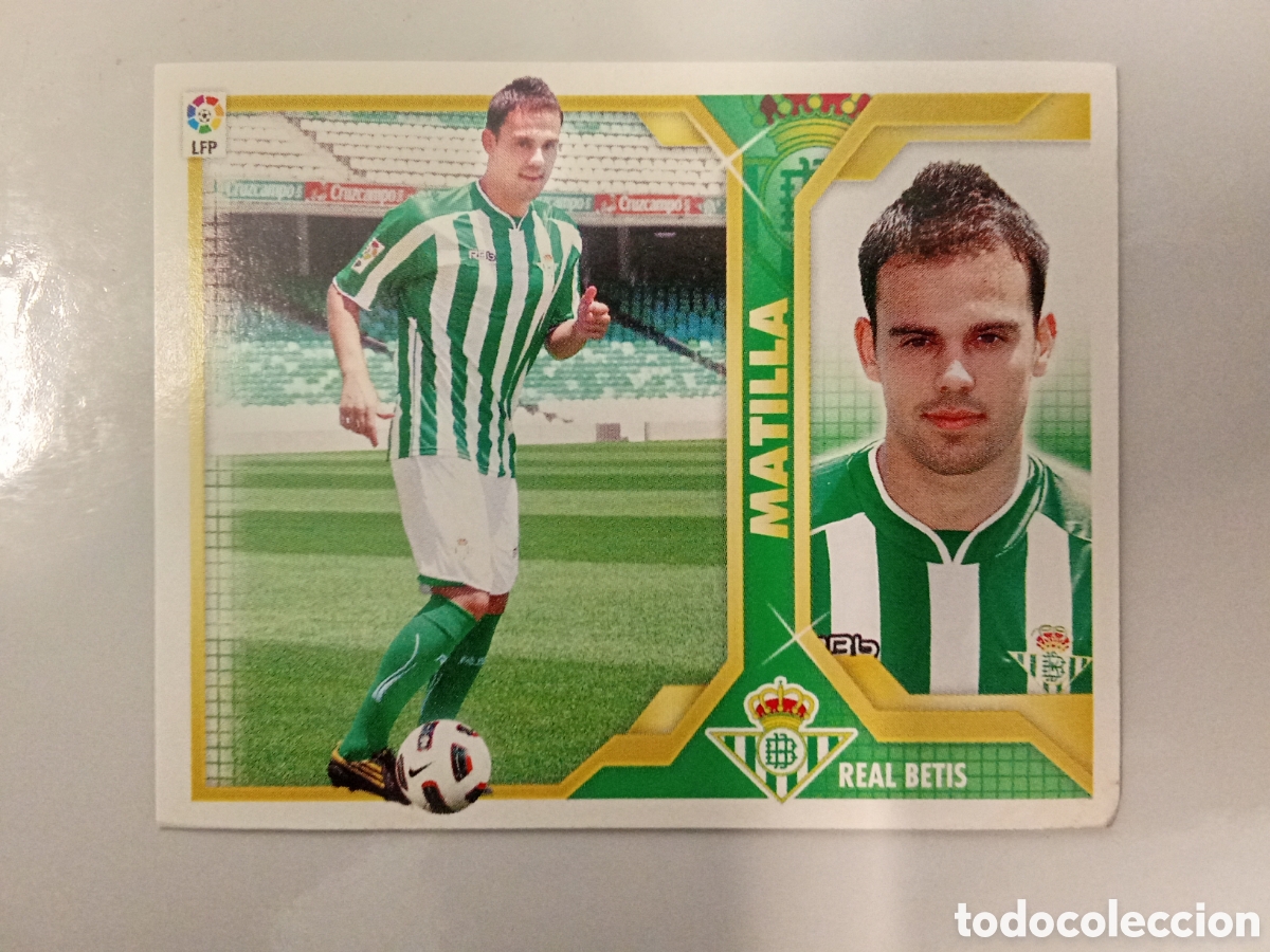 Football Stickers: MATILLA BETIS FICHAJE 3 LIGA ESTE 2011 2012 11-12 SIN PEGAR