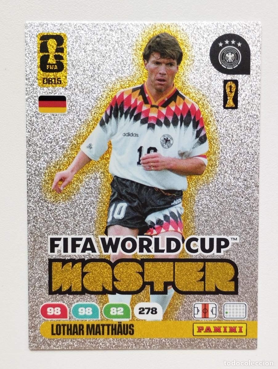 Football Stickers: CROMO CARD ADRENALYN MUNDIAL WORLD CUP 2026 MASTER DB15 LOTHAR MATTHAUS ALEMANIA