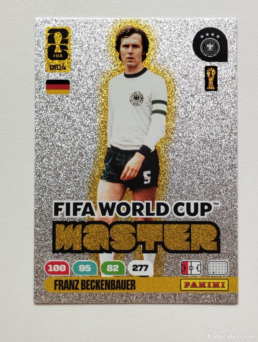 Cartes &agrave; collectionner de Football: CROMO CARD ADRENALYN MUNDIAL WORLD CUP 2026 MASTER DB14 FRANZ BECKENBAUER ALEMANIA