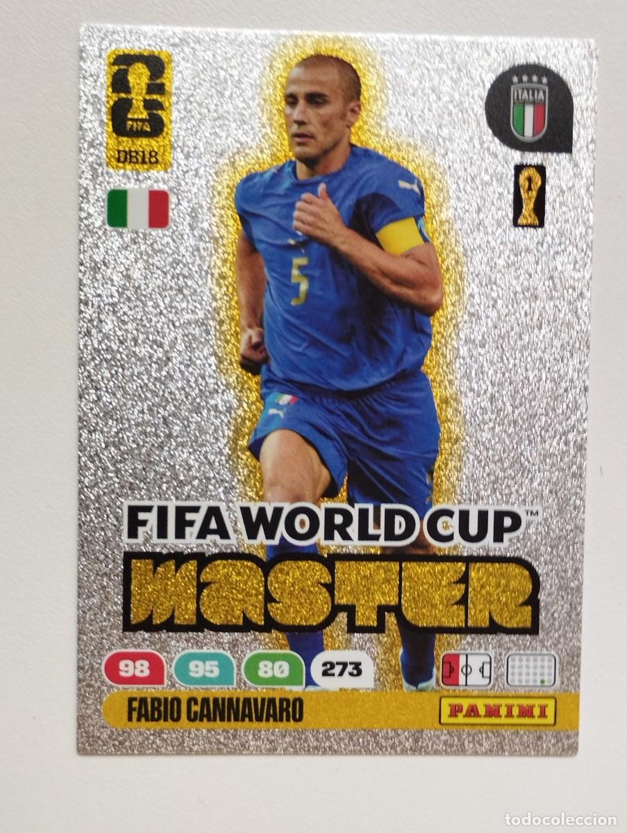 Cartes &agrave; collectionner de Football: CROMO CARD ADRENALYN MUNDIAL WORLD CUP 2026 MASTER DB18 FABIO CANNAVARO ITALIA
