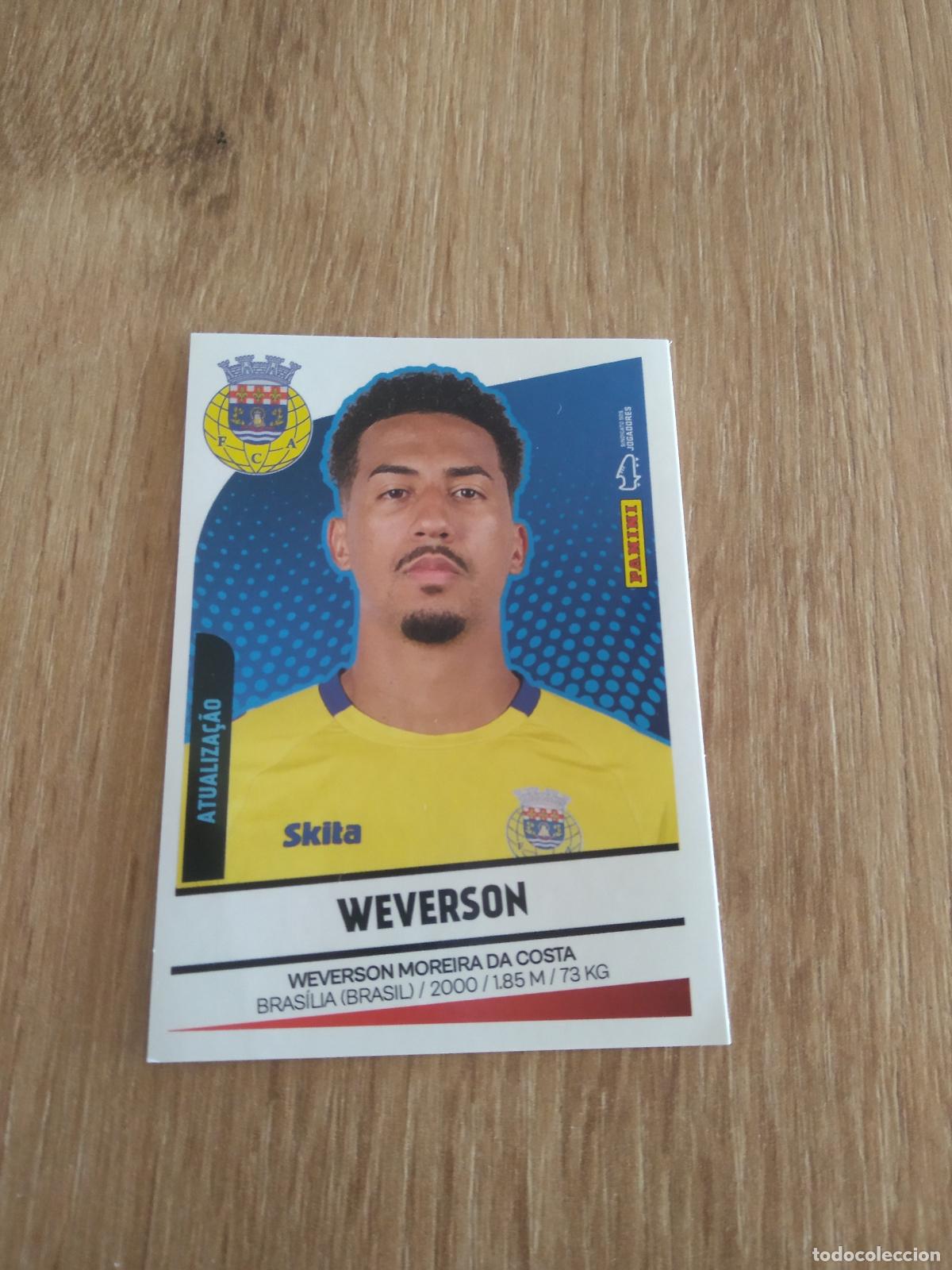 Cromos de F&uacute;tbol: 442 WEVERSON AROUCA CROMO FUTBOL PANINI LIGA PORTUGAL 2024-2025 FUTEBOL 24-25 LIGA BETCLIC