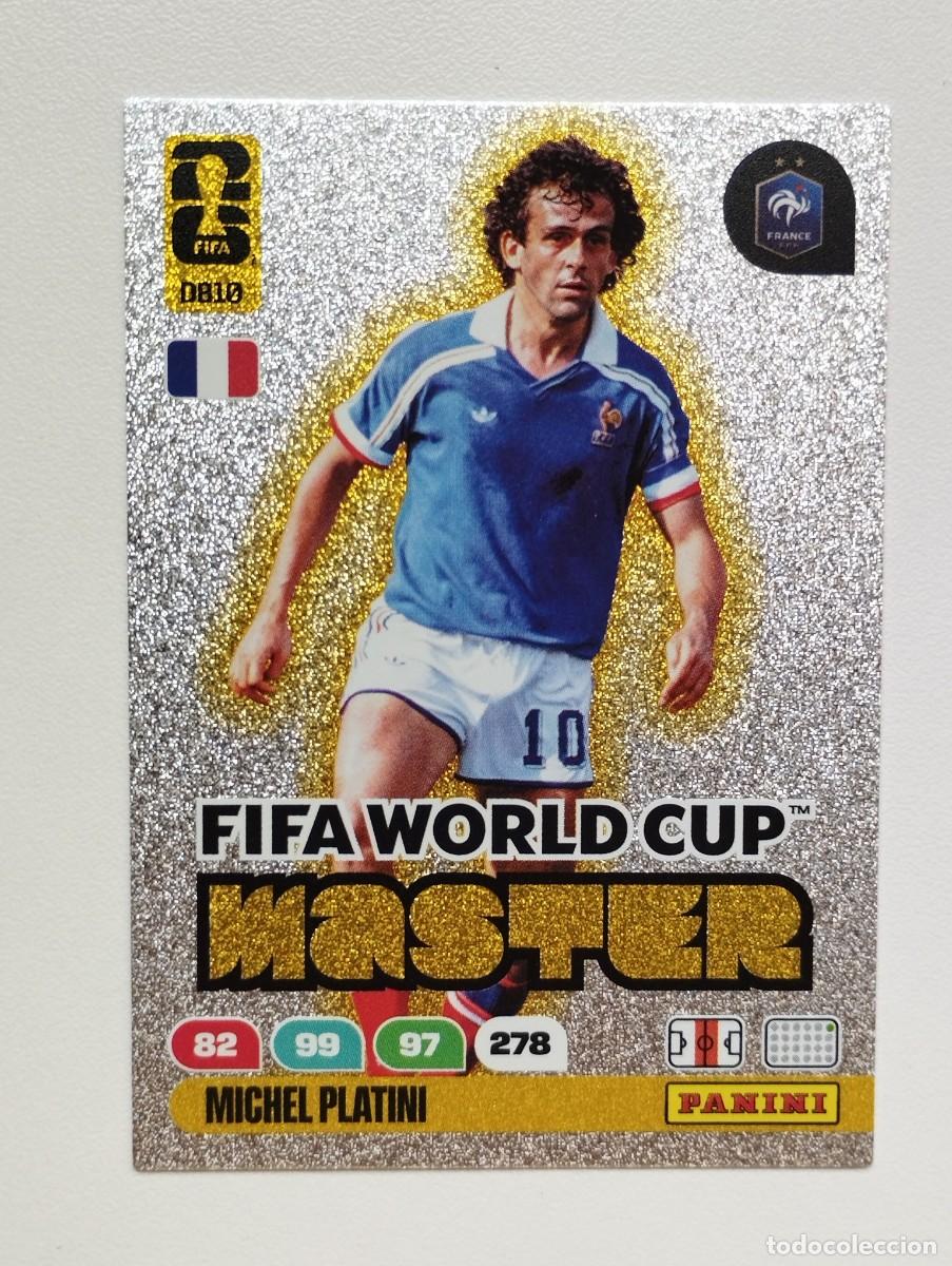 Cromos de F&uacute;tbol: CROMO CARD ADRENALYN MUNDIAL WORLD CUP 2026 MASTER DB10 MICHAEL PLATINI FRANCIA