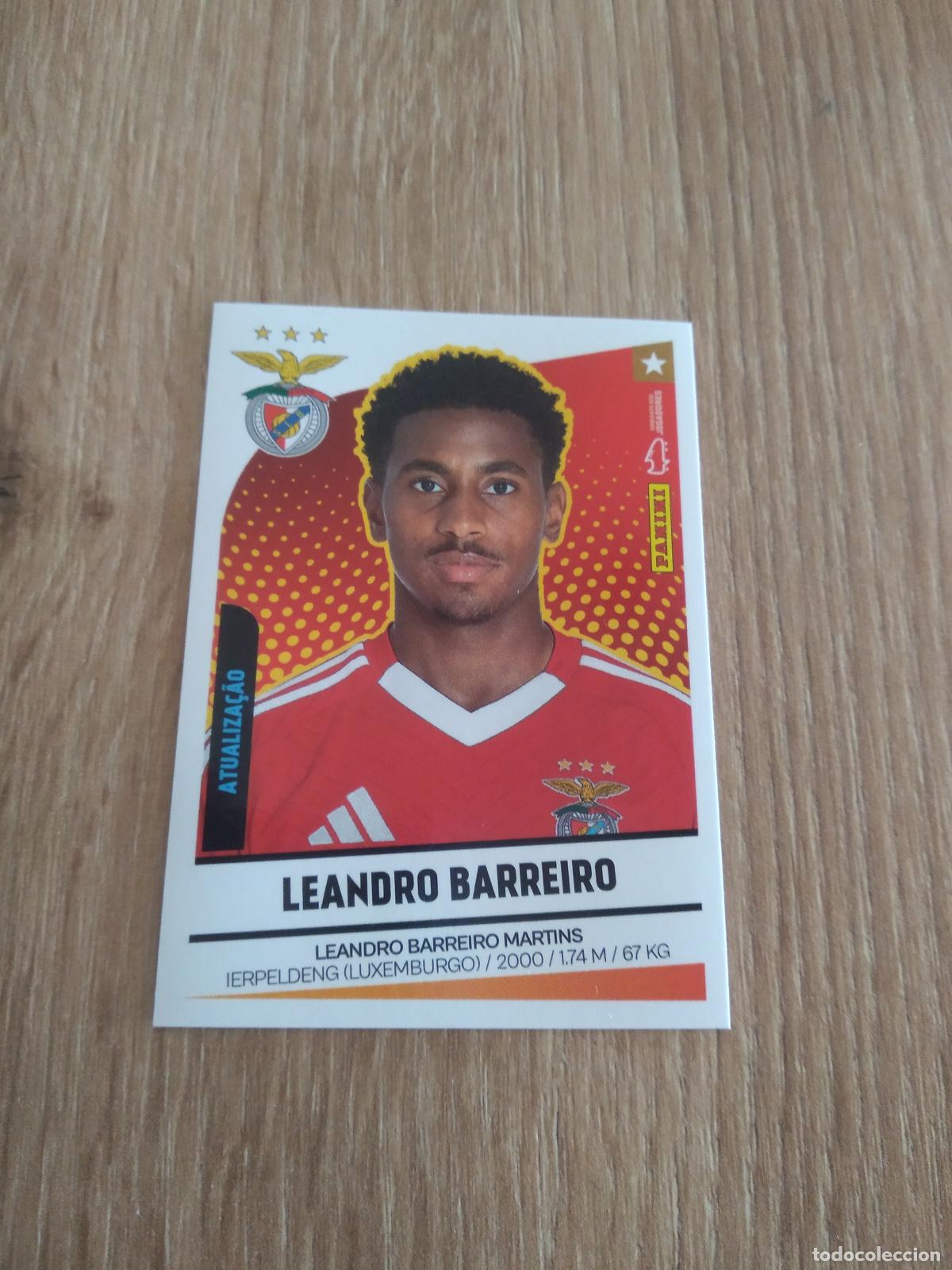 Cromos de F&uacute;tbol: 446 LEANDRO BARREIRO BENFICA CROMO FUTBOL PANINI LIGA PORTUGAL 2024-2025 FUTEBOL 24-25 LIGA BETCLIC