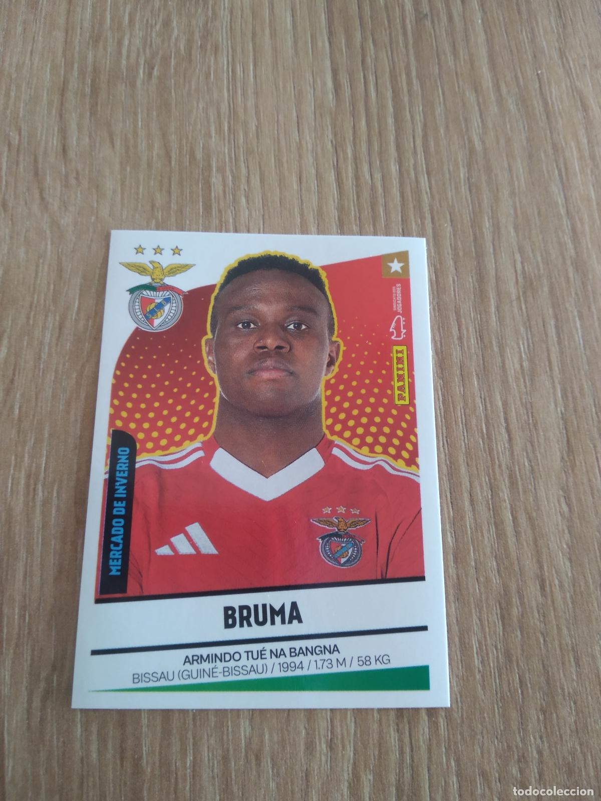 Cromos de F&uacute;tbol: 447 BRUMA BENFICA CROMO FUTBOL PANINI LIGA PORTUGAL 2024-2025 FUTEBOL 24-25 LIGA BETCLIC