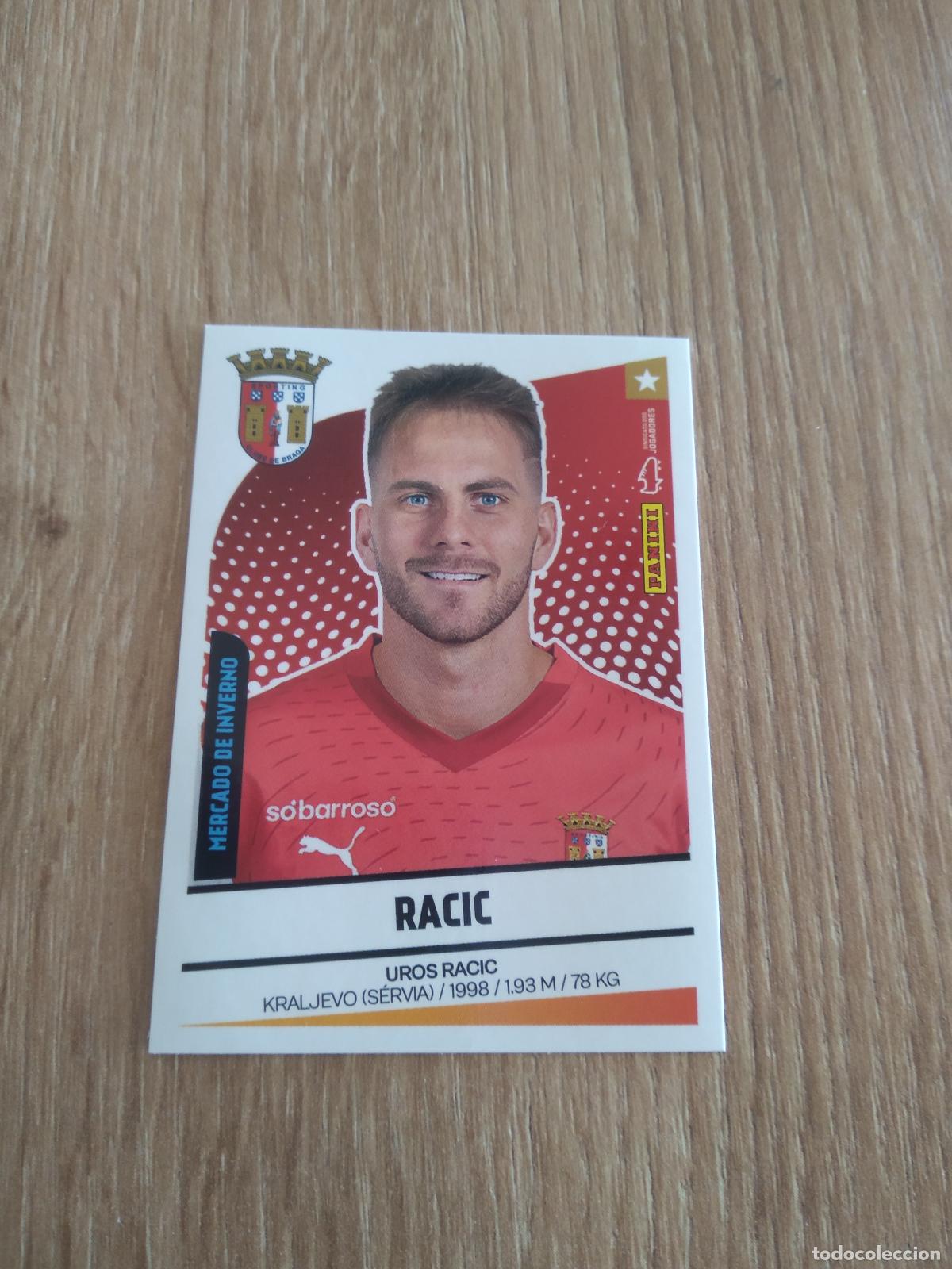 Cromos de F&uacute;tbol: 452 RACIC BRAGA CROMO FUTBOL PANINI LIGA PORTUGAL 2024-2025 FUTEBOL 24-25 LIGA BETCLIC