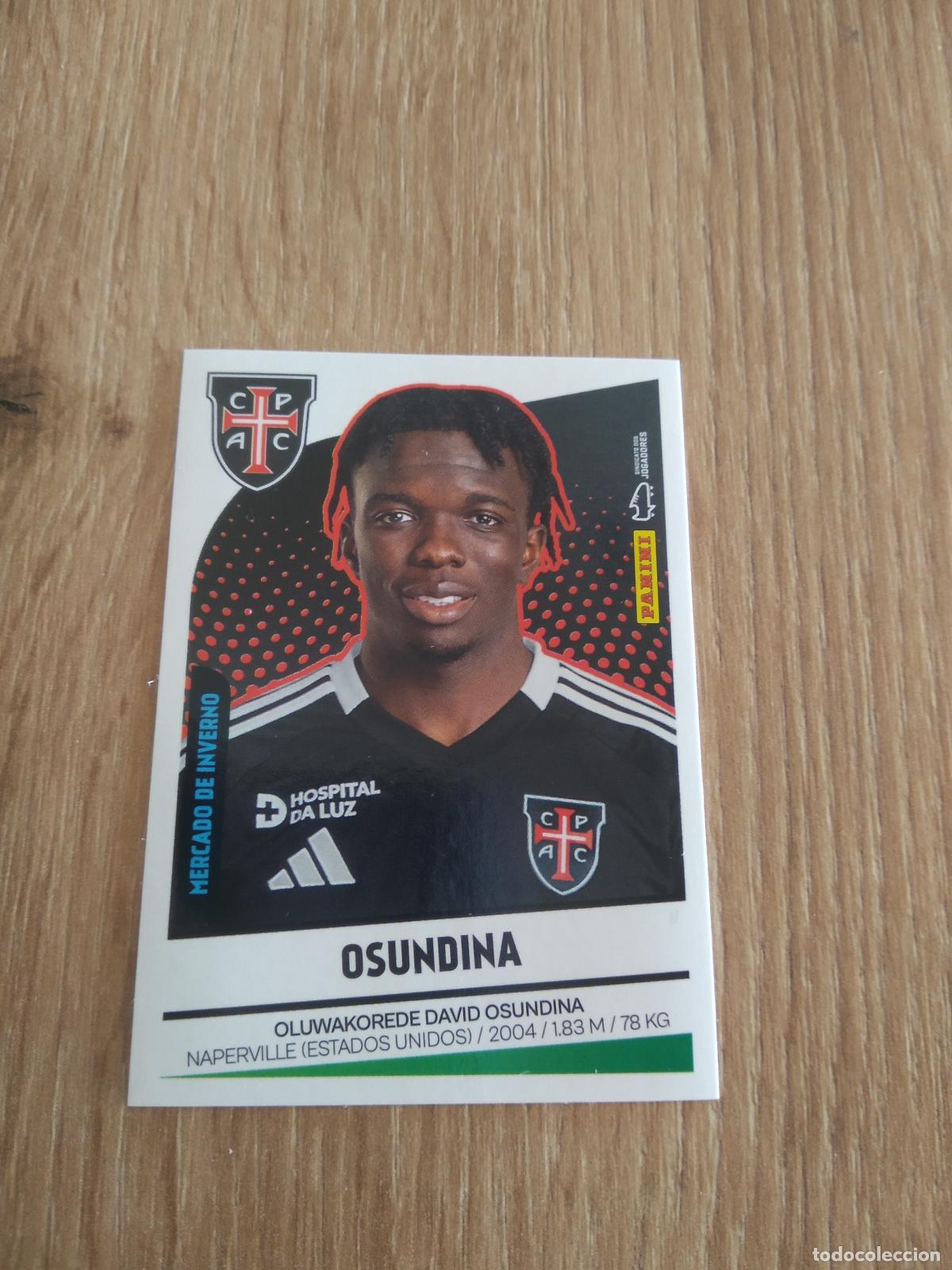 Cromos de F&uacute;tbol: 453 OSUNDINA CASA PIA CROMO FUTBOL PANINI LIGA PORTUGAL 2024-2025 FUTEBOL 24-25 LIGA BETCLIC