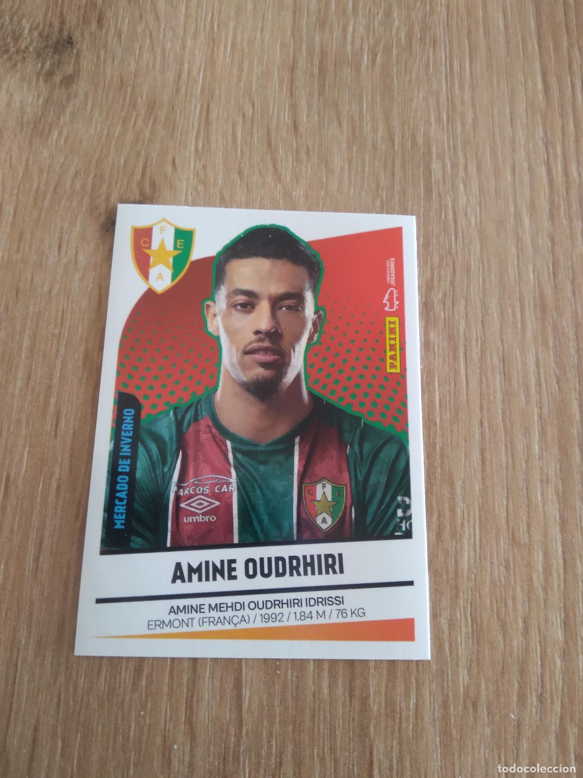 Cromos de F&uacute;tbol: 457 AMINE OUDRHIRI ESTRELA CROMO FUTBOL PANINI LIGA PORTUGAL 2024-2025 FUTEBOL 24-25 LIGA BETCLIC