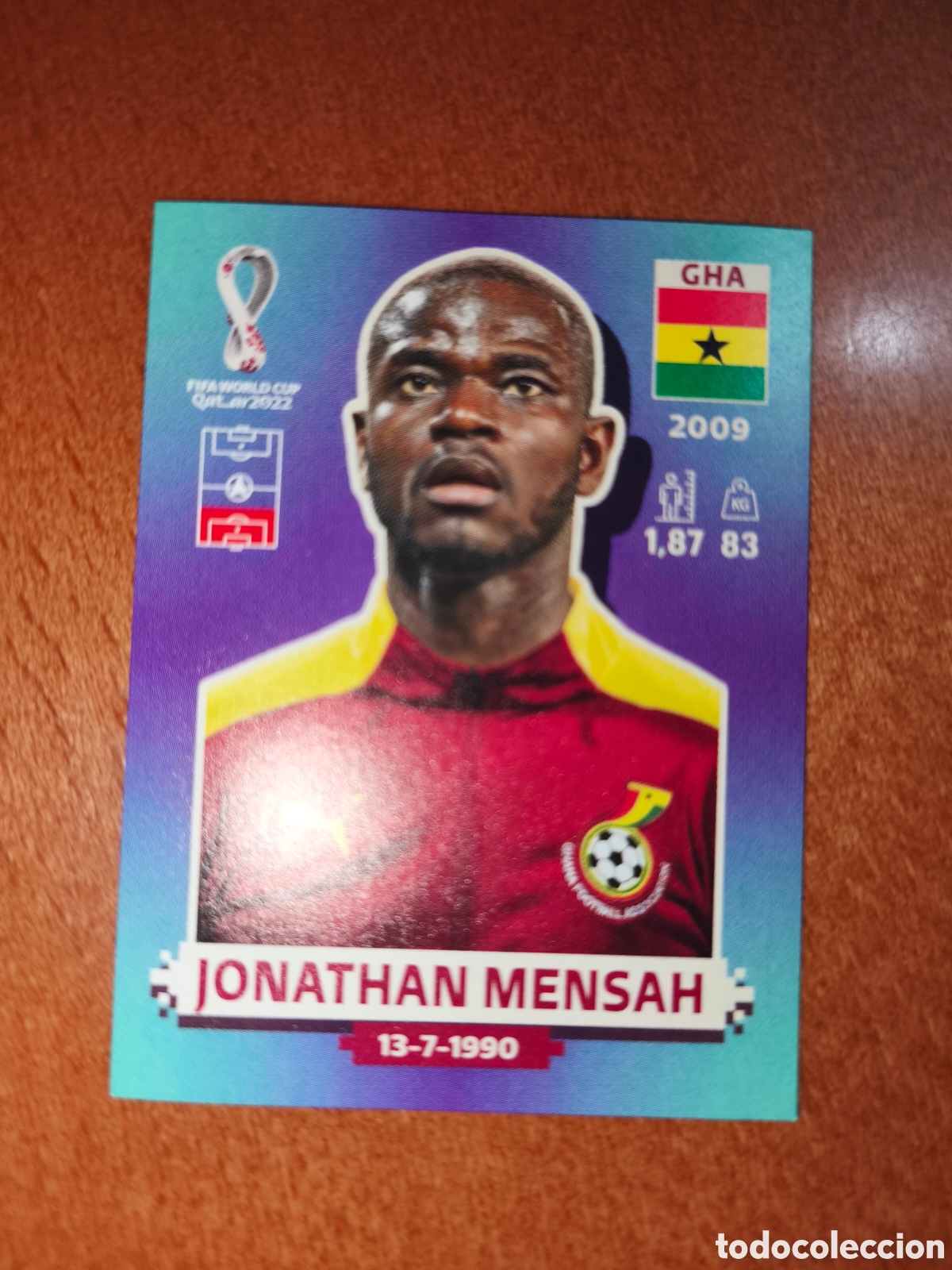Cromos de F&uacute;tbol: Jonathan Mensah GHA 9 Fifa World Cup Qatar 2022