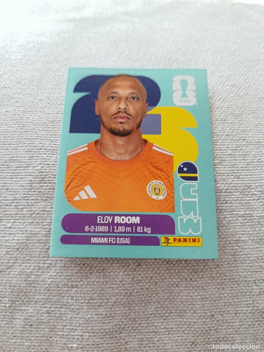Cromos de F&uacute;tbol: Panini Mundial 2026 Estados Unidos-Mexico. 2- Room. Curazao. Nunca pegado.