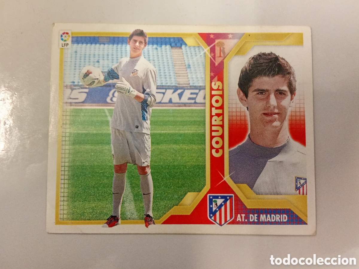 Cromos de F&uacute;tbol: COURTOIS AT MADRID FICHAJE 23 LIGA ESTE 2011 2012 11-12 SIN PEGAR