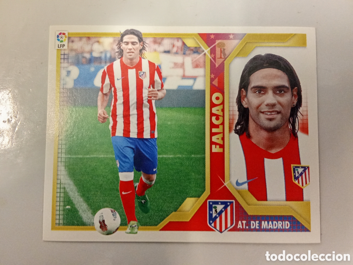 Cromos de F&uacute;tbol: FALCAO AT MADRID FICHAJE 45 LIGA ESTE 2011 2012 11-12 SIN PEGAR