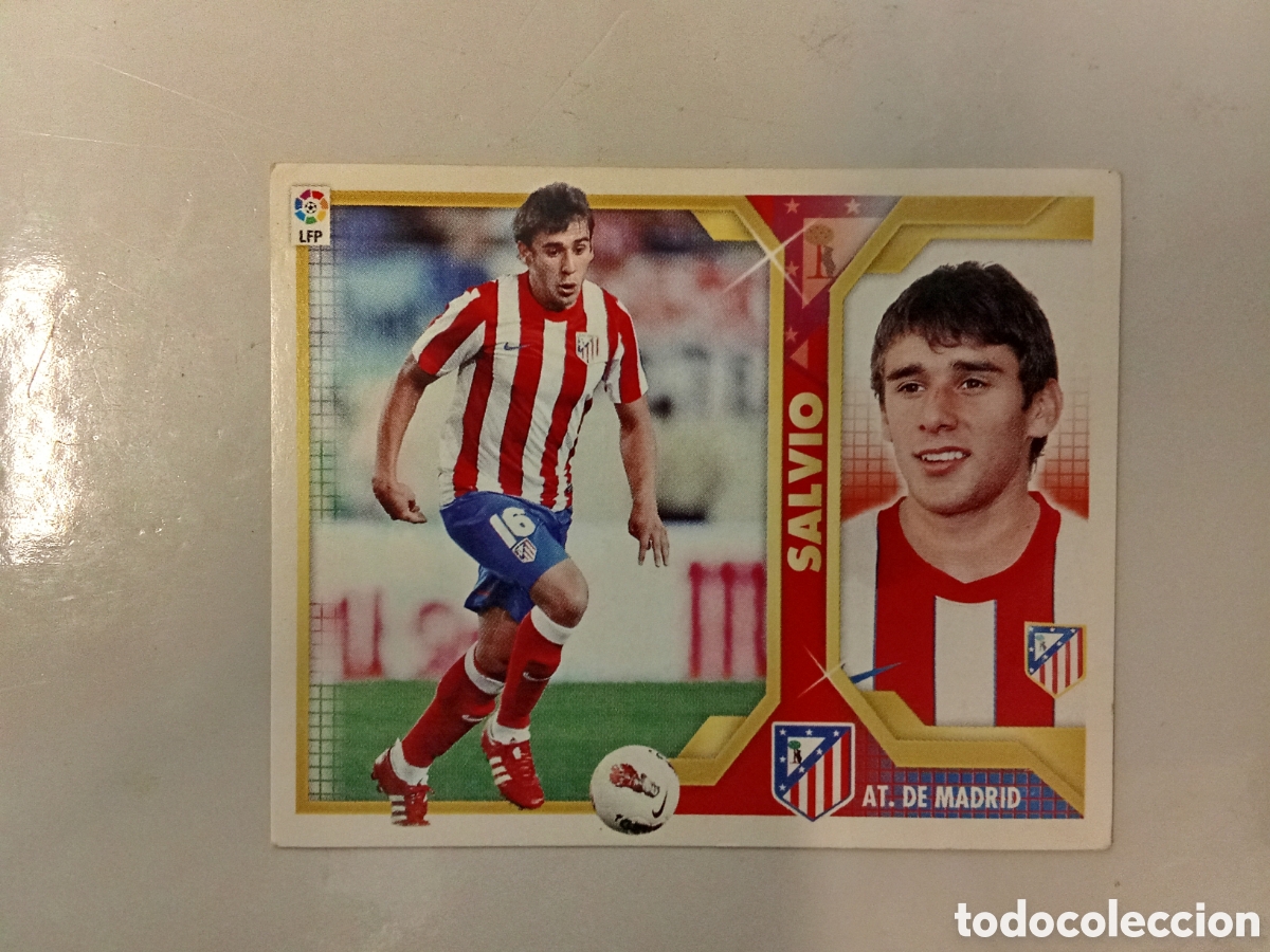 Cromos de F&uacute;tbol: SALVIO AT MADRID COLOCA LIGA ESTE 2011 2012 11-12 SIN PEGAR