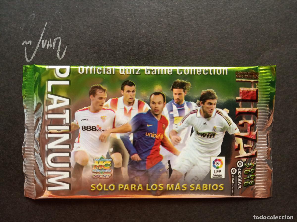 Football Stickers: SOBRE SIN ABRIR ED. PLATINUM ⚽ MUNDICROMO &reg; 2009 2010 LIGA 09 10 MESSI BARCELONA CRISTIANO RONALDO ?