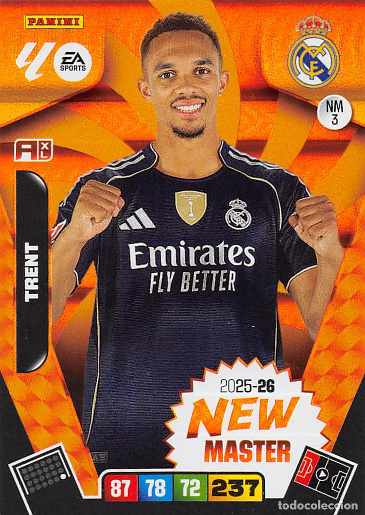 Football Stickers: PANINI ADRENALYN 25/26 2025/2026 #NM3 TRENT (REAL MADRID) NEW MASTER