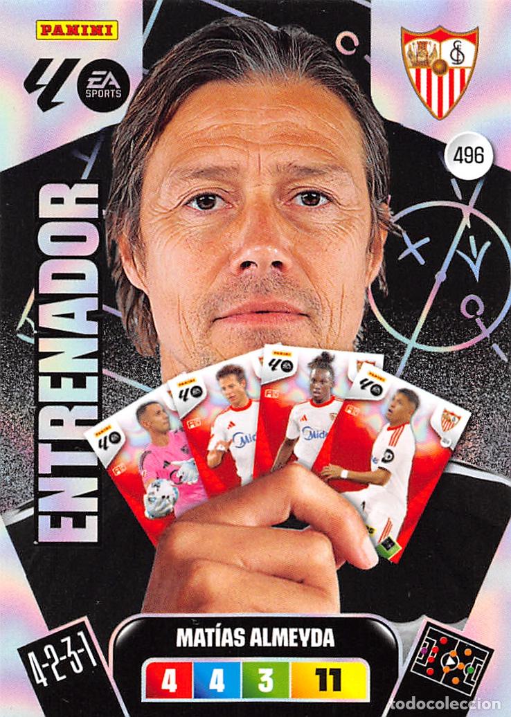 Football Stickers: PANINI ADRENALYN 25/26 2025/2026 #496 MATIAS ALMEYDA (SEVILLA F.C.) ENTRENADOR