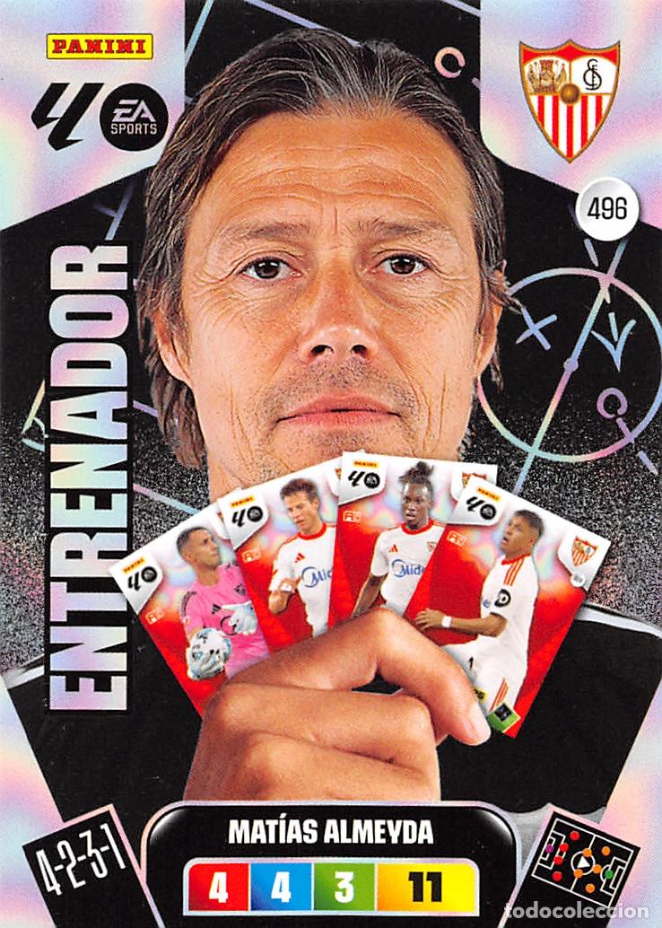 Football Stickers: PANINI ADRENALYN 25/26 2025/2026 #496 MATIAS ALMEYDA (SEVILLA F.C.) ENTRENADOR