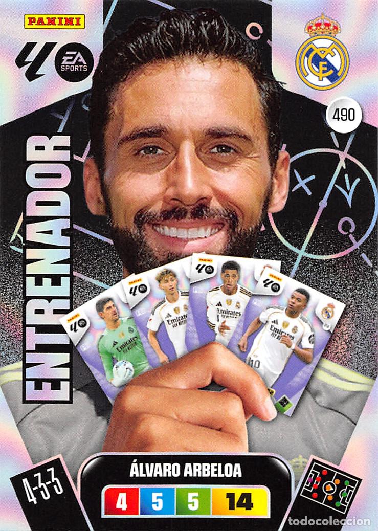 Figurine di Calcio: PANINI ADRENALYN 25/26 2025/2026 #490 ALVARO ARBELOA (REAL MADRID) ENTRENADOR