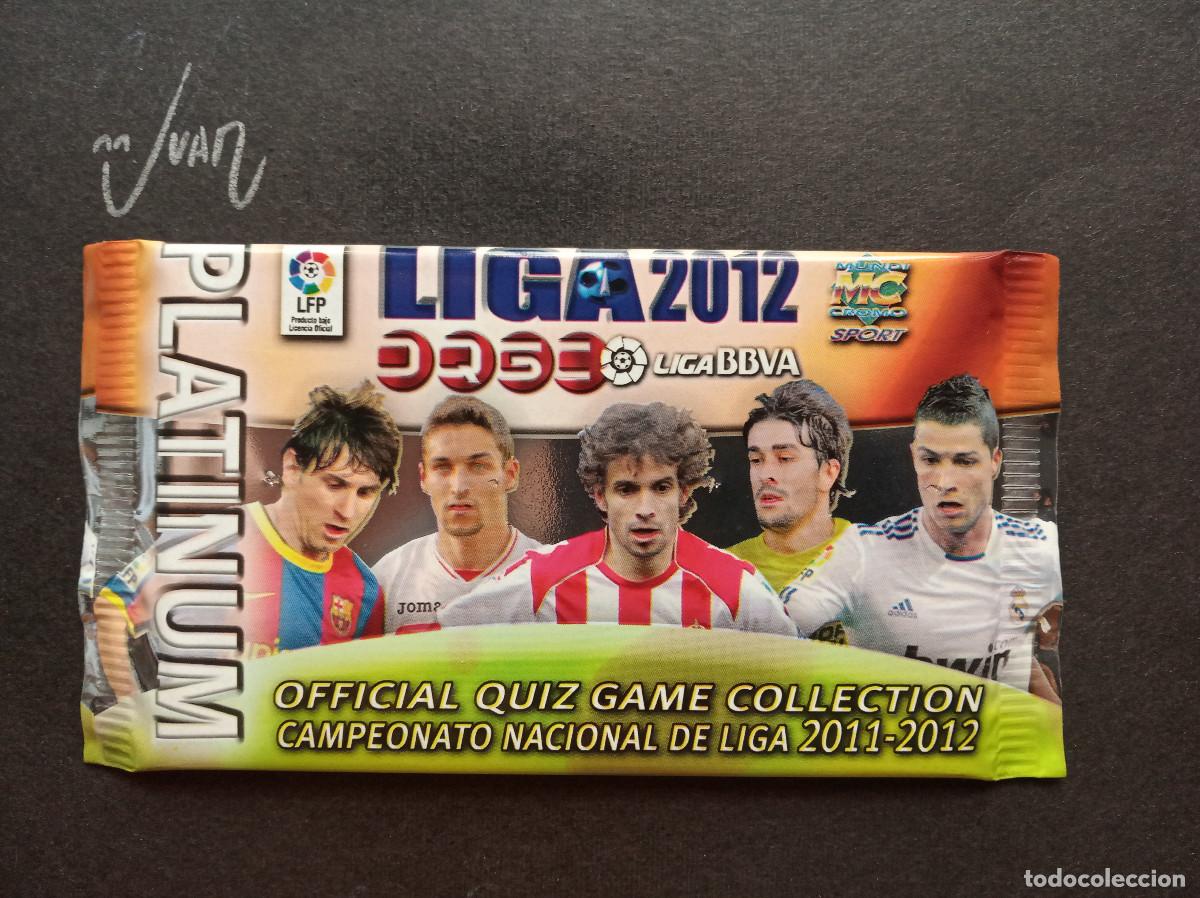 Fu&szlig;ball-Sticker: SOBRE SIN ABRIR ED. PLATINUM ⚽ MUNDICROMO &reg; 2011 2012 LIGA 11 12 MESSI BARCELONA CRISTIANO RONALDO ?