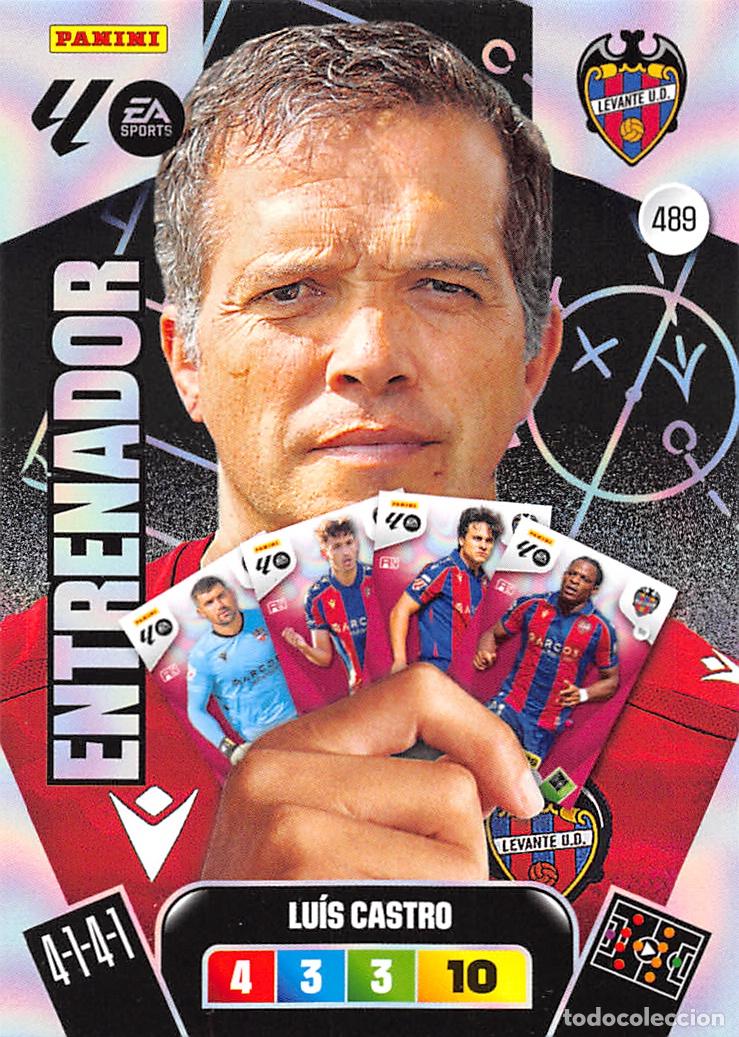 Figurine di Calcio: PANINI ADRENALYN 25/26 2025/2026 #489 LUIS CASTRO (LEVANTE U.D.) ENTRENADOR