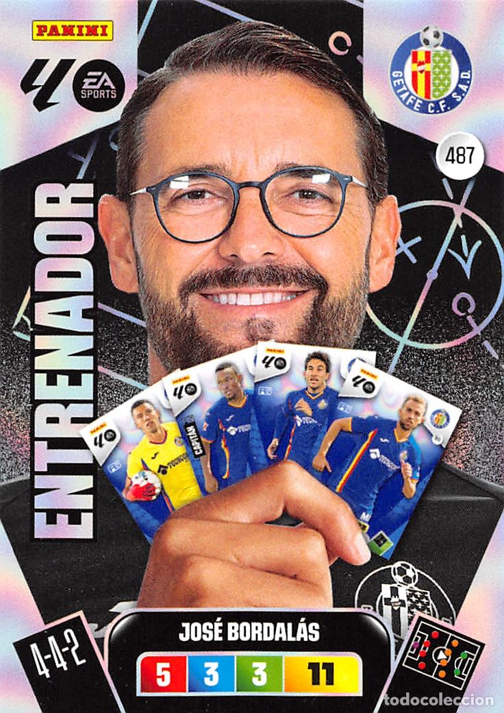 Figurine di Calcio: PANINI ADRENALYN 25/26 2025/2026 #487 JOSE BORDALAS (GETAFE C.F.) ENTRENADOR
