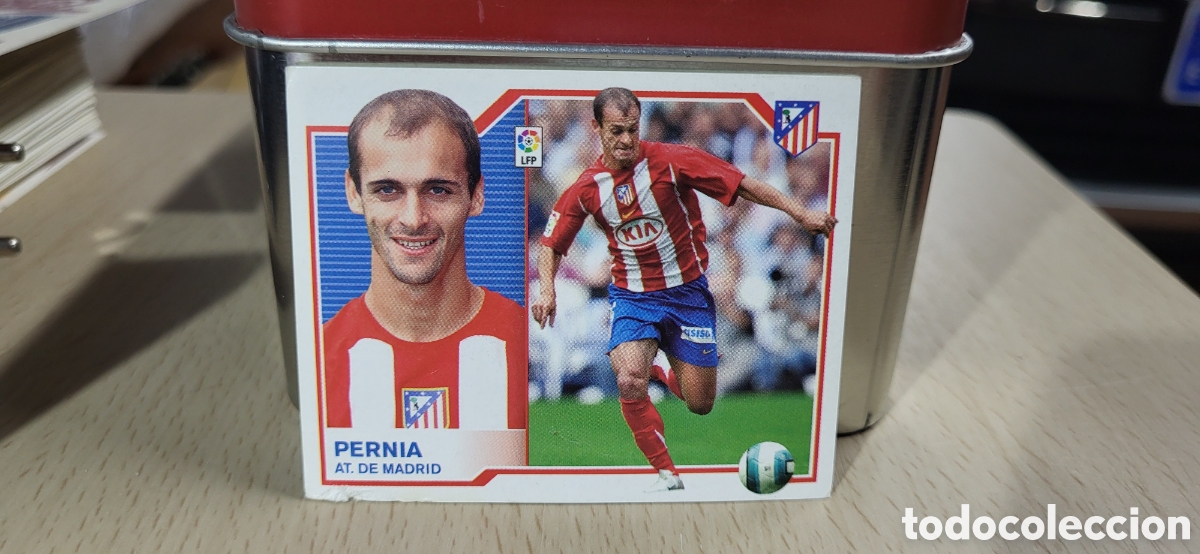 Cromos de F&uacute;tbol: PERNIA ATLETICO DE MADRID LIGA 07 08 2007 2008 EDICIONES ESTE