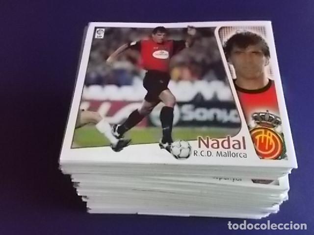 Cromos de F&uacute;tbol: LOTE 165 CROMOS ESTE 04-05 TODOS DIFERENTES SIN PEGAR 10 BAJAS,2 COLOCAS, 5 FICHAJES