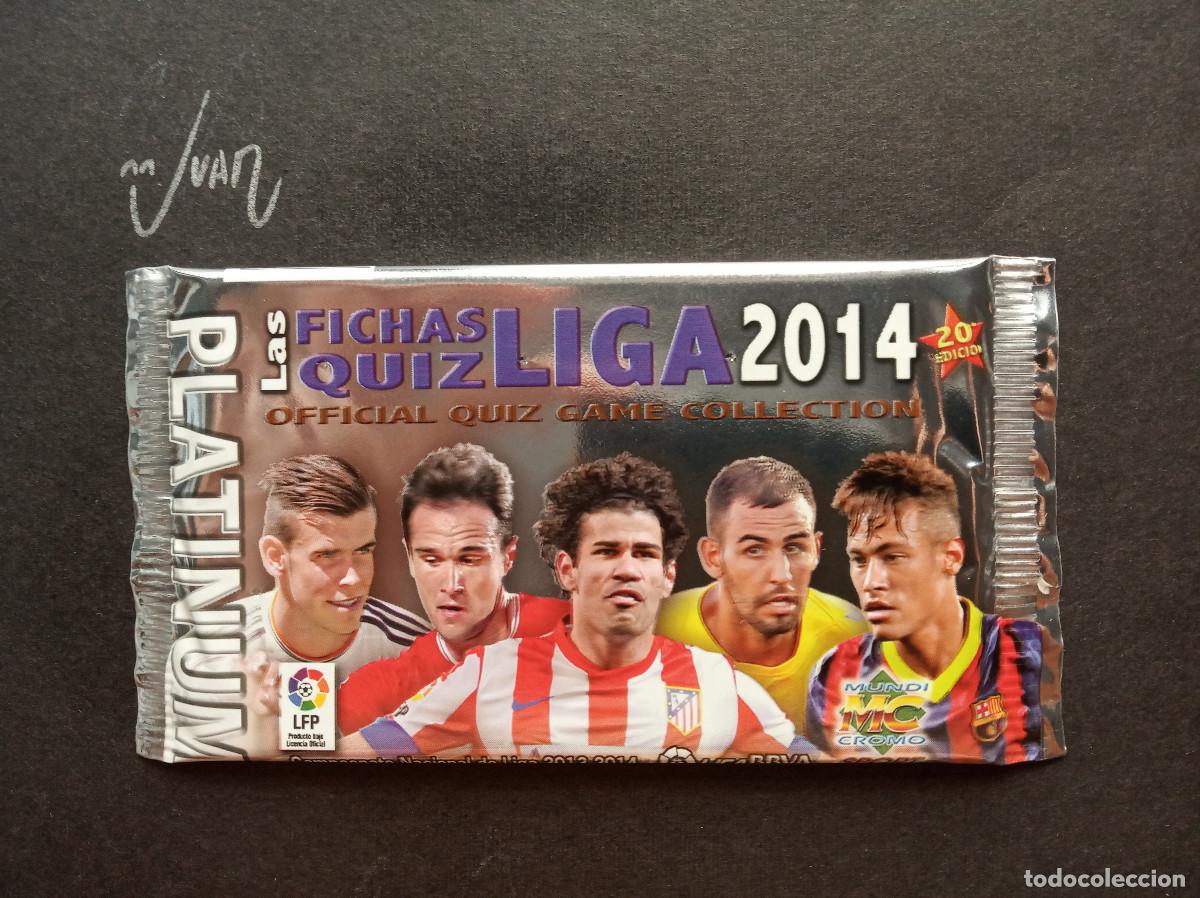 Football Stickers: SOBRE SIN ABRIR ED. PLATINUM ⚽ MUNDICROMO &reg; 2013 2014 LIGA 13 14 MESSI BARCELONA CRISTIANO RONALDO ?